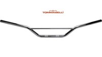 Tommaselli Stahl Lenker Chrom Flach Enduro Cross Scrambler Vintage Handle Bar
