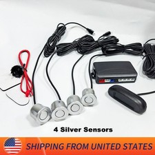 4 Parking Sensor Car Auto Backup Reverse Rear Radar Sound System Alert Alarm Kit