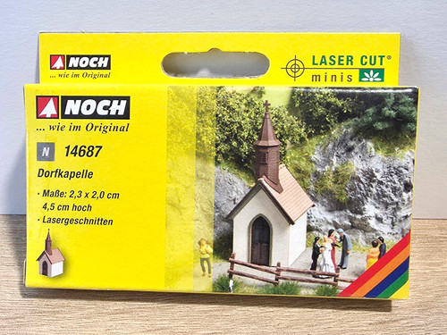 (6560) Todavía N 14687, capilla del pueblo corte láser kit nuevo y embalaje original | Zustand: Neu