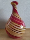 Mid Century Glass Hand-blown From Italy, Murano Style Glass Vase. Waiting On COA