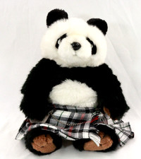 Kinloch Anderson Scotland Panda in Tartan Kilt Soft Toy Collectable Scottish