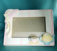 Vintage 2000 Rus Berrie Baby Girl Picture Frame