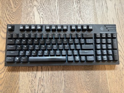 Cooler Master CM Storm Quick Fire TK Keyboard Blue Cherry Tested and Working