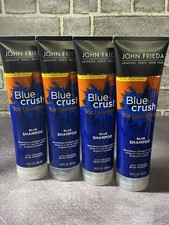 John Frieda BLUE CRUSH for Brunettes Shampoo Lot Of 4  8.3 Oz