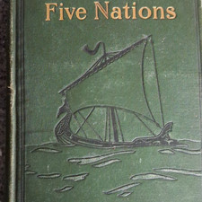 Rudyard Kipling The Five Nations Hardcover 1st Edition Inscribed Poetry 1903