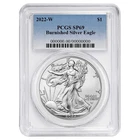 2022-W Burnished $1 American Silver Eagle PCGS SP69 Blue Label