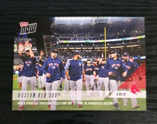 2018 Topps Now 757 BOSTON RED SOX®