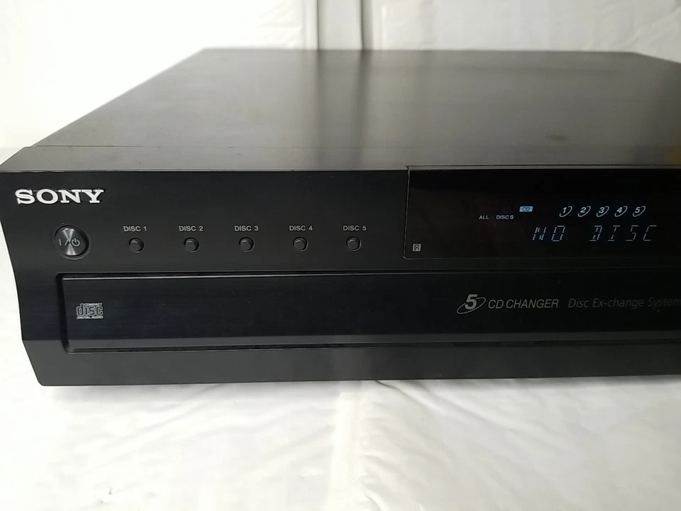 Sony CDP-CE500 CD Changer Player with Thumb Drive Burner MP3 Capability P - Image 3 of 4