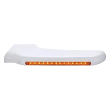 United Pacific 32560 Fender Covering, Front, LH, 14 Amber LED, Amber Lens, for 2