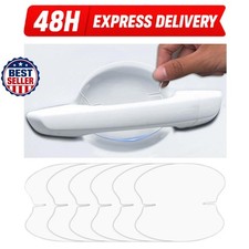 10pcs Clear Car Door Handle Scratch Protector TPU Universal Film