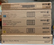 Xerox Full toner sets KCMY 006R01697 for C8000 etc New Factory Sealed Y Pay More