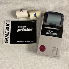 Nintendo Game Boy Printer MGB-007 Gray w/ Pap...