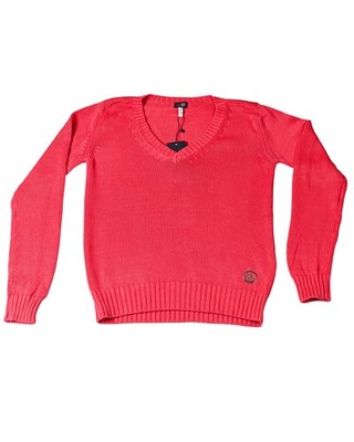 Armani Damen Pullover - Rosa - V-Ausschnitt - Nagelneu mit Etikett - Größe EU 44 - UVP  