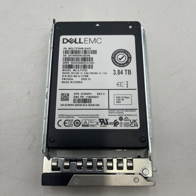 CRNPH DELL 3.84TB Samsung PM1643a SAS 12GBPS RI 2.5'' SSD MZ-ILT3T8C 0CRNPH