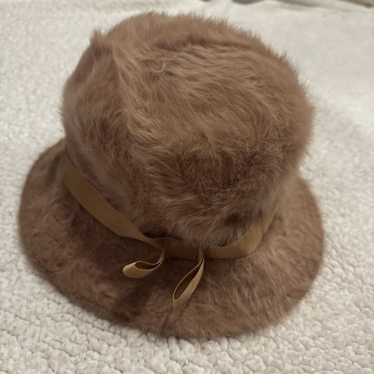 Fur Cloche Brown Vintage Hats for Women for sale | eBay