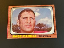 1966 Topps Football #12 Babe Parilli EX++ Boston Patriots AFL Kentucky
