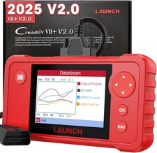 LAUNCH Creader VII+ V2.0 OBD2 Scanner, 2025 New Engine/Transmission/ABS/SRS... 