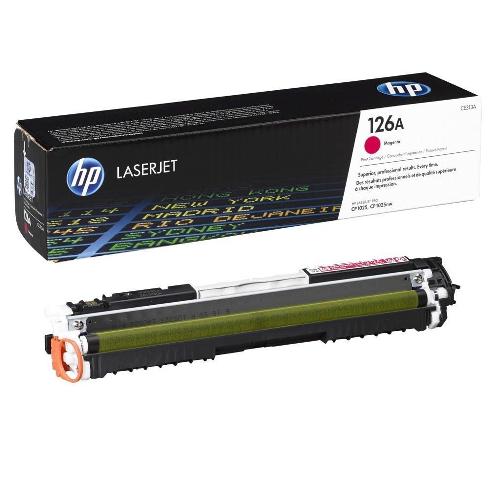 Toner magenta HP 126A authentique aux couleurs éclatantes anti-bavure