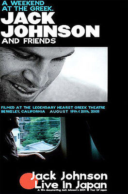 J ジョンソンA WEEKEND AT THEGREEK＋LiveInJapan Jack Johnson- Weekend at the Greek/Live in Japan (DVD, 6, 2