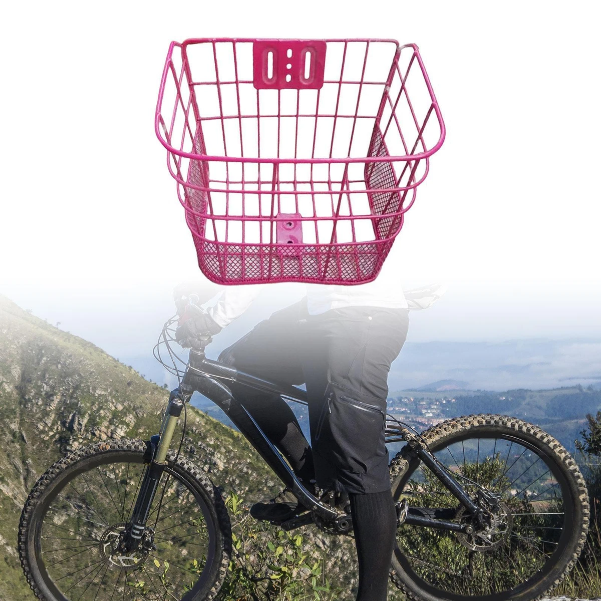 Kids Bike Basket Durable Front Handlebar Basket for Outdoor Travel Equipment