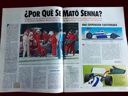 Muerte AYRTON SENNA - Suplemento 17 Páginas + Revista El Gráfico Argentina 1994 - Imagen 2 de 5