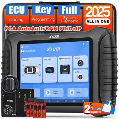 2025 XTOOL X100 PAD3 Car Key Programmer FCA Active Test Diagnostic Tool w/KC100