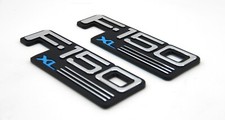 Fits 92-97 Ford F-150 Xl Side Fender F2tb-16b114-aa Logo F1tz-16720-b Emblem Set