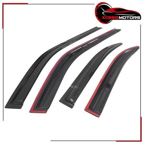 Fits 90-93 Honda Accord Sedan Acrylic Side Window Visors Windshield Guards 4PCS - Picture 4 of 5