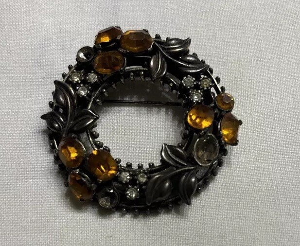 Bernard’s statement wreath brooches, c1930s, Larg… - image 1