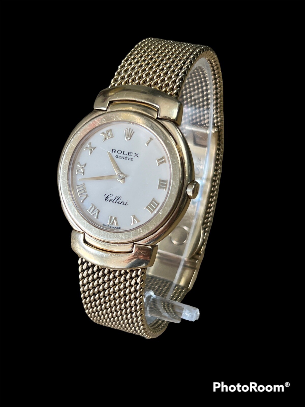 Rolex Cellini 6622 18K Yellow Gold Quartz Watch 33mm