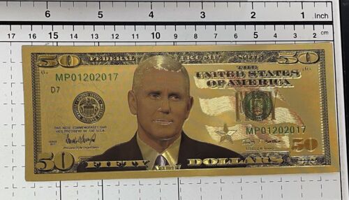 Kolekcja złota / Fantasy / Mike Pence / USA / 50 dolarów - Zdjęcie 1 z 2