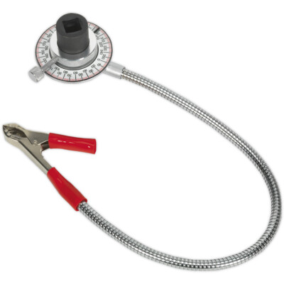 Clip-On Winkel Drehmoment Messgerät - 1/2'' Vierkantantrieb - lange Reichweite Flexi Arm - Stahl Zifferblatt
