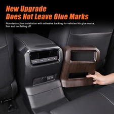 Oak Wood Grain Rear Air Vent Cover Trim For Toyota Prado Land Cruiser LC250 2024