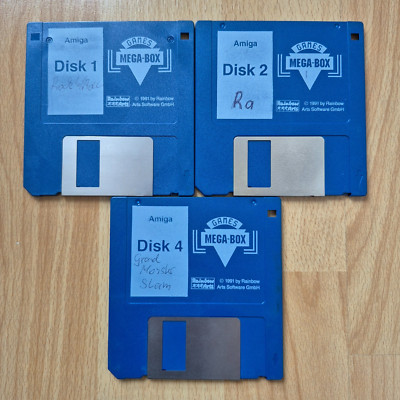   GRAND MONSTER SLAM and more   Floppy Disk Commodore Amiga 500 600 1200 2000  