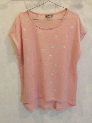 Pull fin rose motifs flamands rose coton T40 Your Fashion Trent (2305070) - Photo 1/4