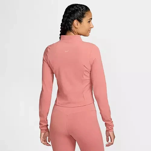 Nuevo con etiquetas Top para mujer Nike Zenvy Dri-FIT cremallera completa manga larga pequeño precio de venta sugerido por el fabricante $95 Foto 2 de 3