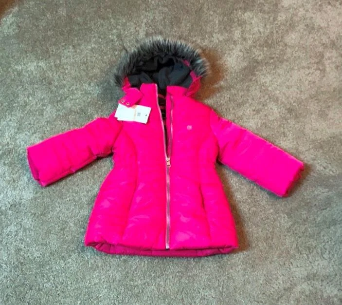 Calvin klein pink winter coat cheap