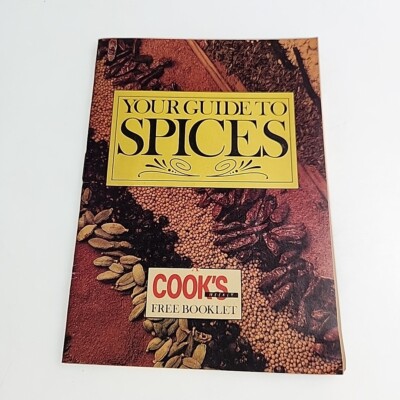 Your Guide to Spices Cooks Vintage Paperback Book