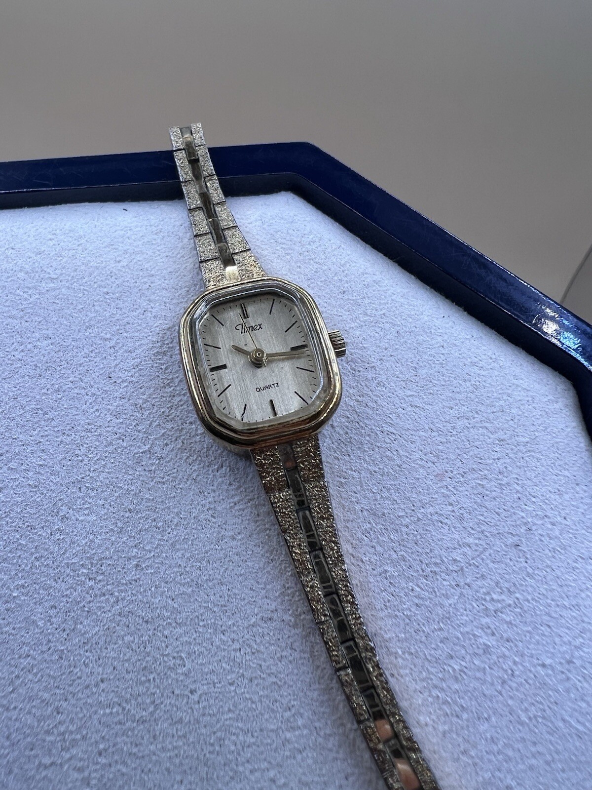 Vintage timex rectangular ladies watch 80’s Clasp… - image 12