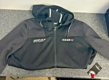 Black Service Motor Company/Case IH Zip Up Hoodie Sweatshirt Part#IH01-4151XL