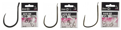 Sensas Crazy Bait Barbless Hooks Carp Fishing 4015 BN / 4410 BZ / 4210 BZ #12-20
