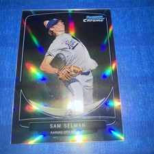 2013 Bowman Chrome Prospects Refractors Baseball Card #BCP110 Sam Selman /500