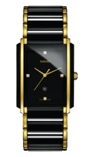 New Rado Integral Diamonds Stainless Steel Black Dial Men's Watch R20204712