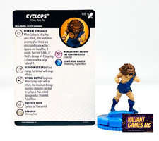 Marvel Heroclix Cyclops 108 w/ Card X-Men Regenesis Set