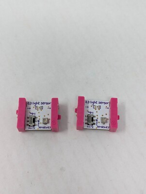 2x Lot littleBits STEM Kit Components: i13 Light Sensor Modules, Spare Parts