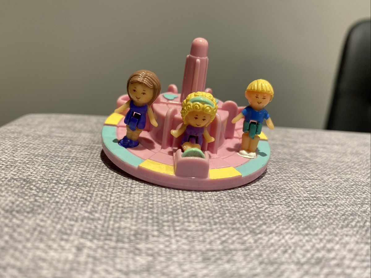 Polly Pocket Merry Go Round Pals Complete UK