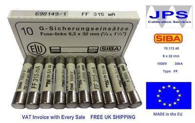 Предохранитель 315ma 1000v