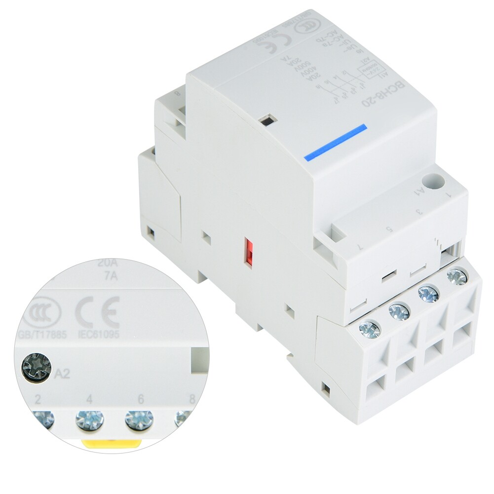 Instalochüz Schütz 4-polig 32A - DIN Rail Montage Für Haushalt