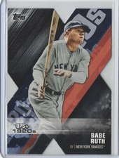 2020 Topps Series 1 Babe Ruth Decade of Dominance Die Cut Black Parallel #/299