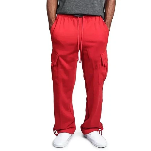Men's Pants Cargo Sweatpants Pro Club Trousers Tracksuit Bottoms Jogging Sports - Bild 9 von 13